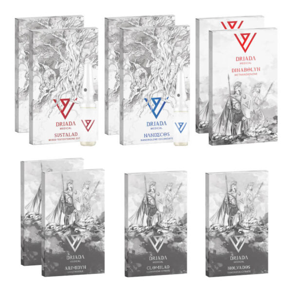 Pacchetto Avanzato per l'Aumento di Massa DRIADA MEDICAL Sustanon Deca Dianabol 8 settimane