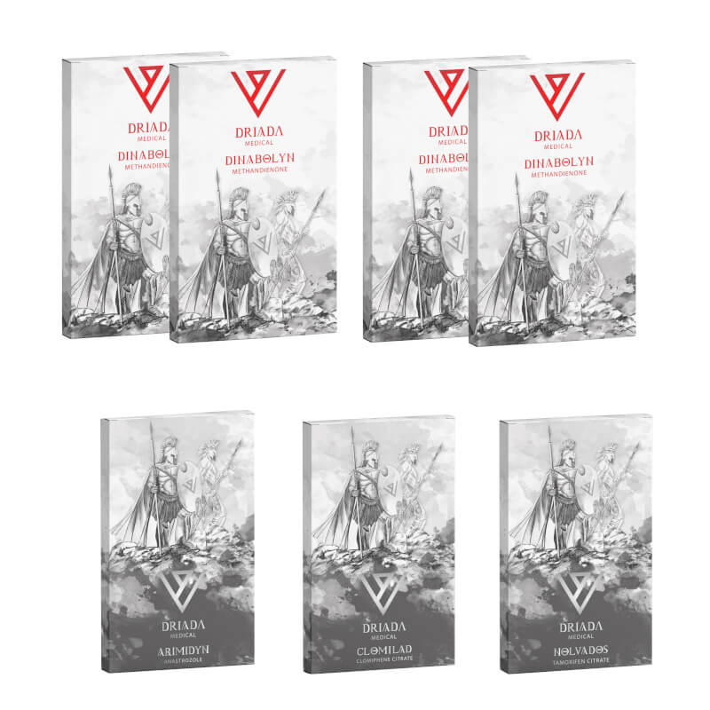 Dianabol orale PCT - Pacchetto di 8 settimane per l'aumento di massa muscolare di Driada Medical