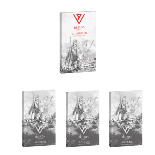 Pacchetto per l'aumento di massa (orale) Dianabol + Protezione + PCT (4 settimane) Driada Medical