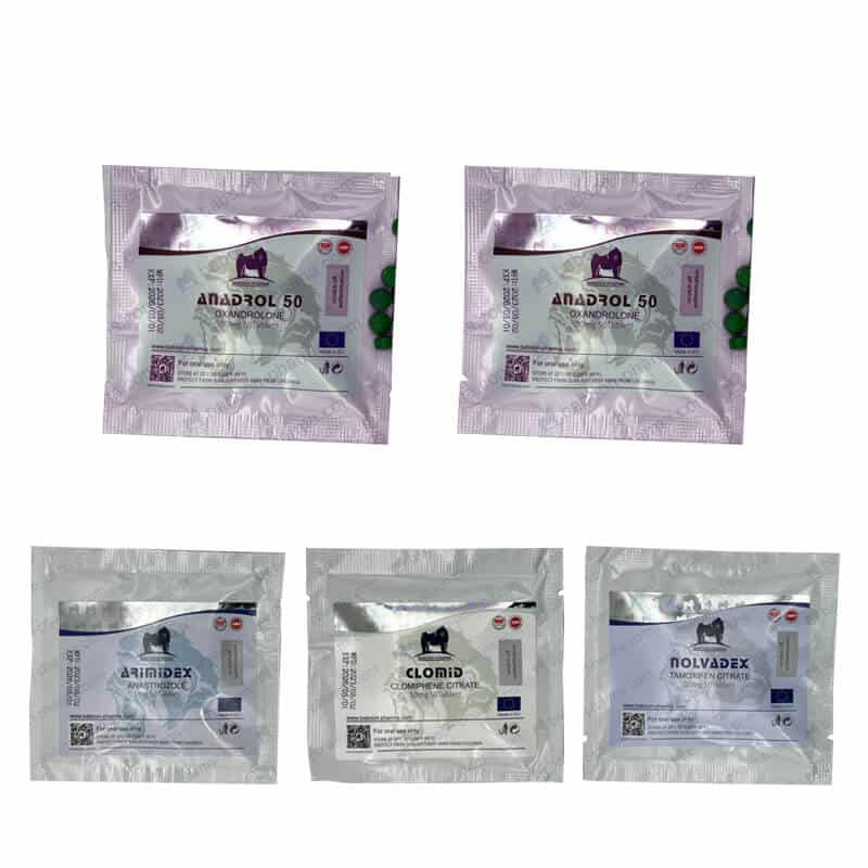 Pacchetto per l'aumento di massa muscolare: Anadrol Oxymetholone, steroide orale (4 settimane) - Baboon Pharma