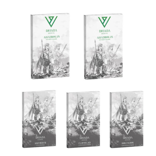 Pacchetto per l'aumento di massa: Anadrol Oxymetholone, steroide orale (4 settimane) Driada Medical