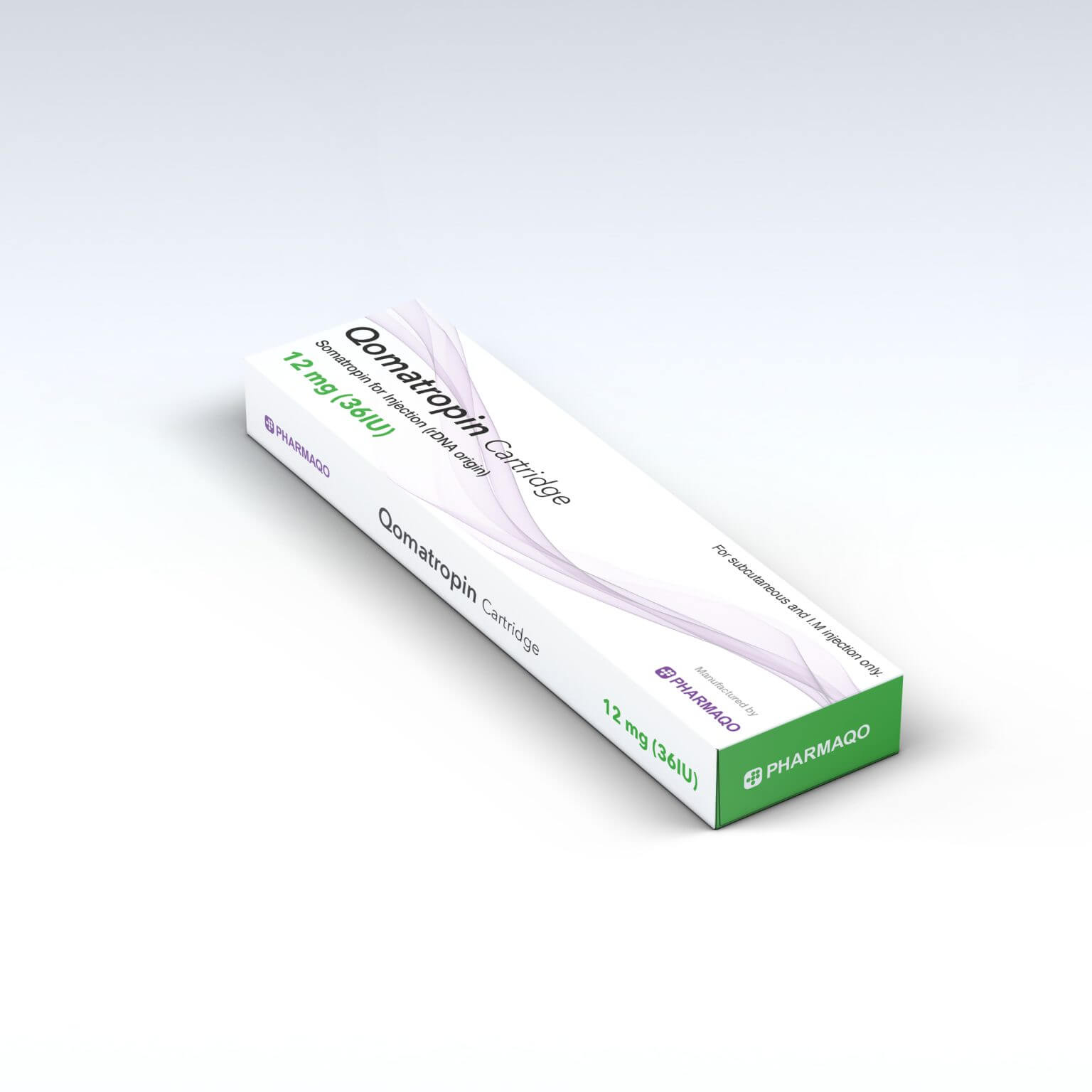 cartuccia di qomatropina 12 mg 36 UI