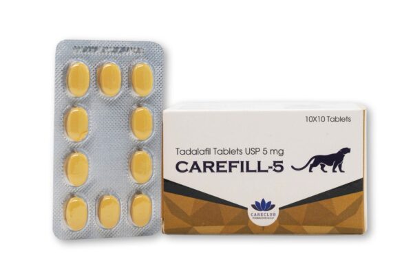Carefill 5 mg Tadalafil 100 compresse Farmacia UE