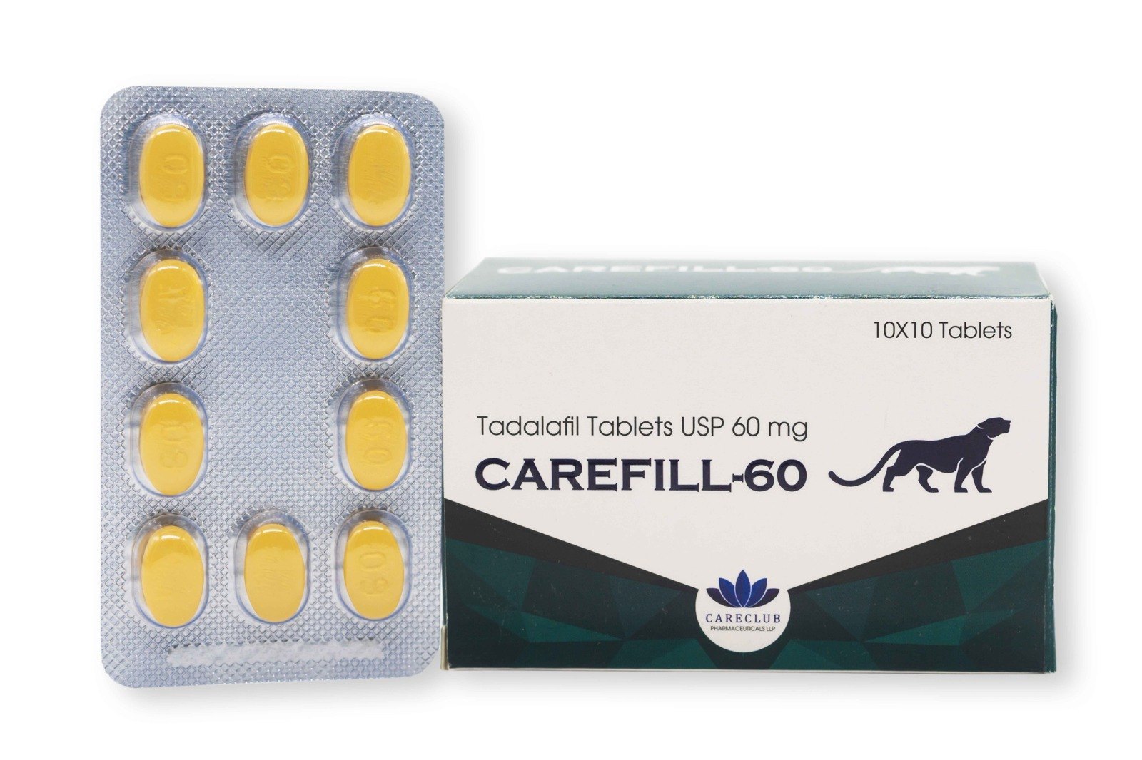 Carefill 60 mg Tadalafil 100 compresse Farmacia UE