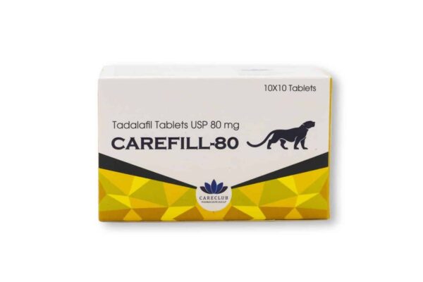 Carefill 80 mg Tadalafil 100 compresse Farmacia UE