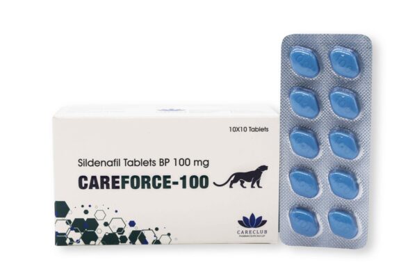 Careforce 100 mg Sildenafil Citrato BP 100 compresse Farmacia UE