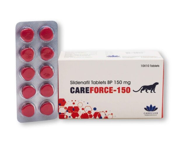Careforce 150mg Sildenafil BP 100 compresse Farmacia UE