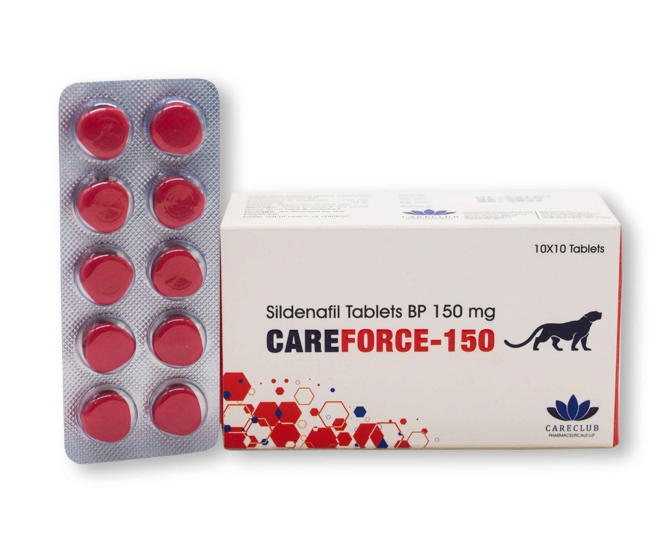 Careforce 150mg Sildenafil BP 100 compresse Farmacia UE