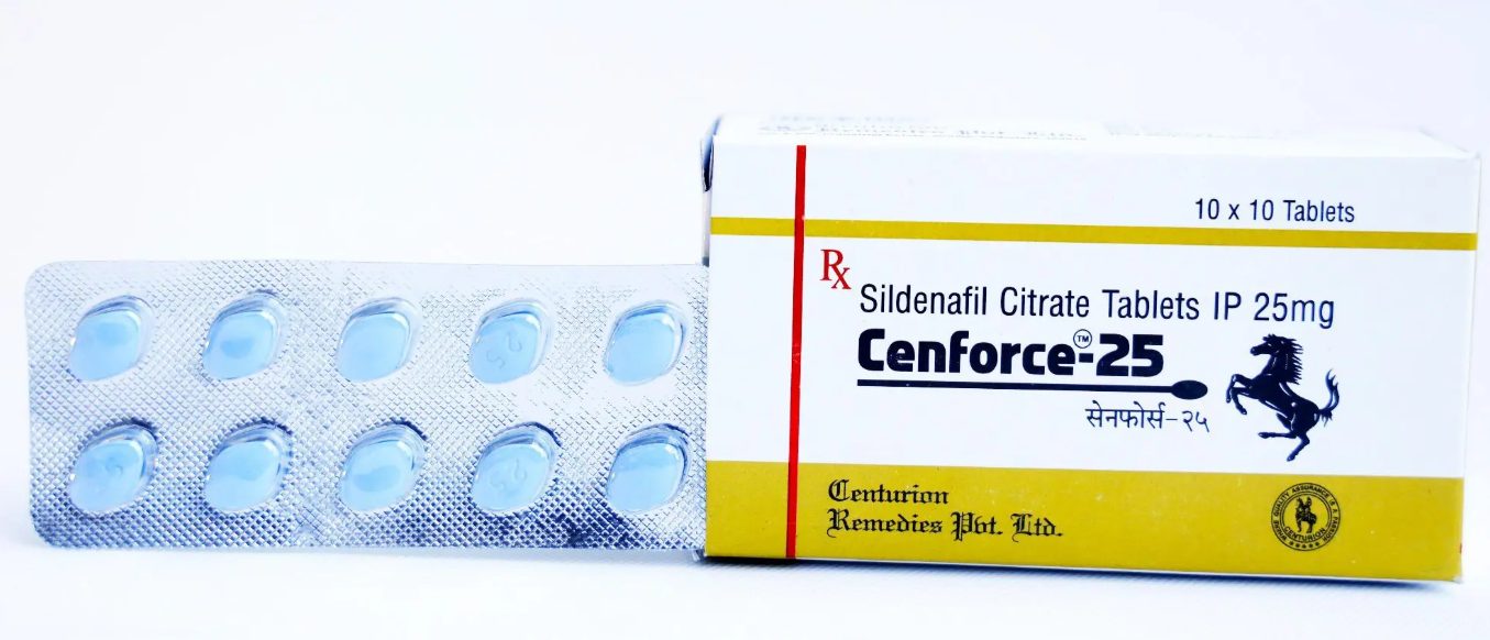 Cenforce 25 mg Sildenafil Citrato 100 compresse Farmacia UE