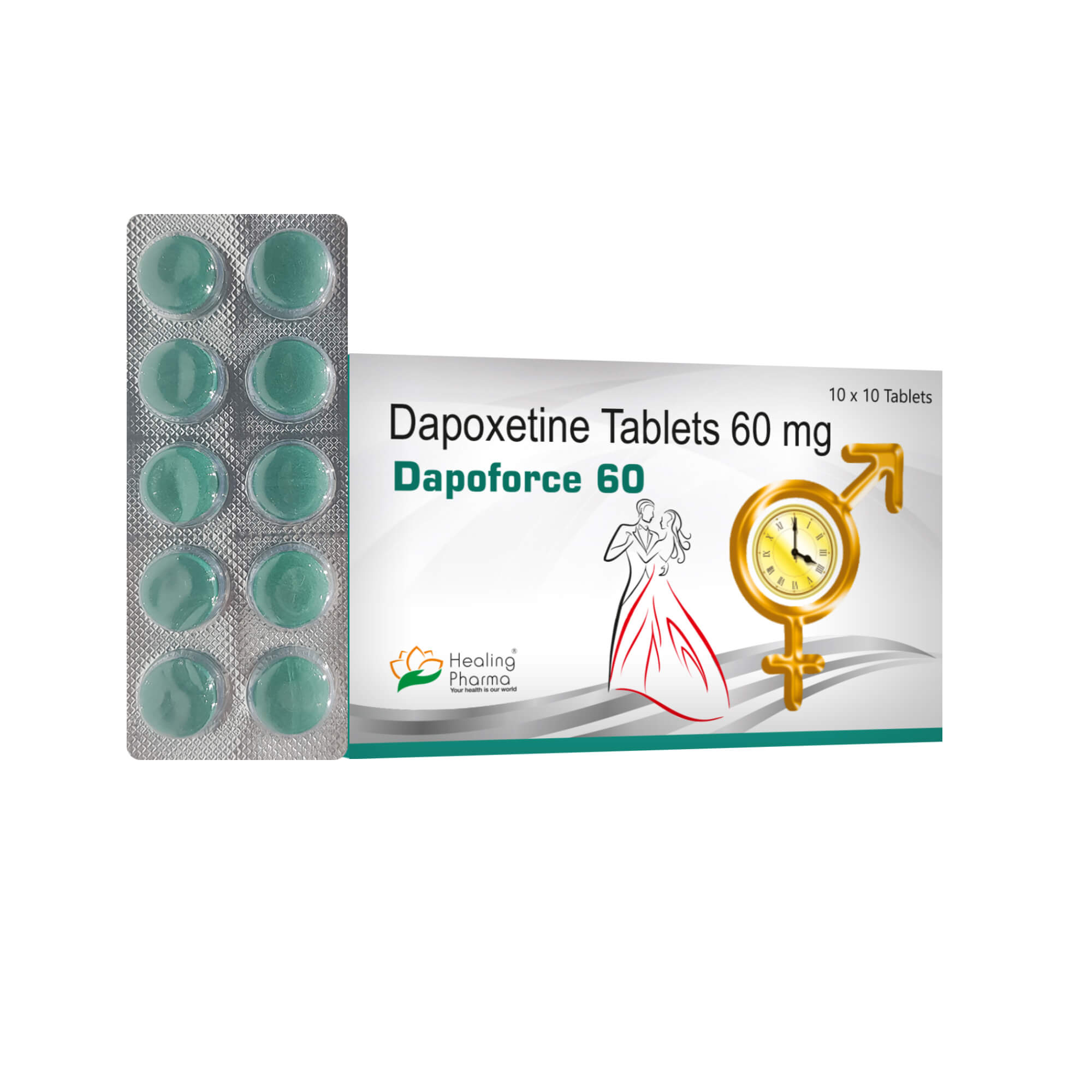 Dapoforce 60 mg Dapoxetina 100 compresse Farmacia UE