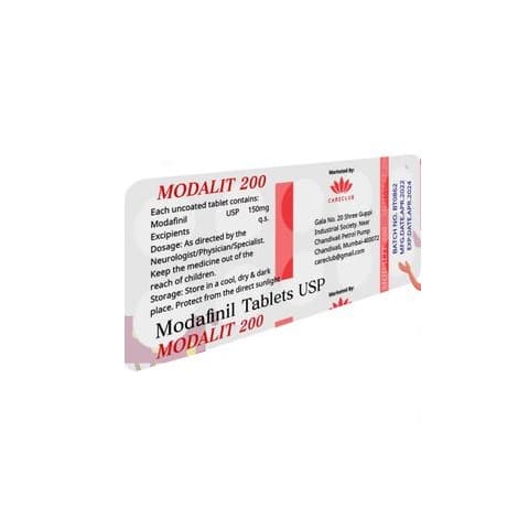 Modalit 200mg Modafinil Compresse USP 100 compresse Farmacia UE
