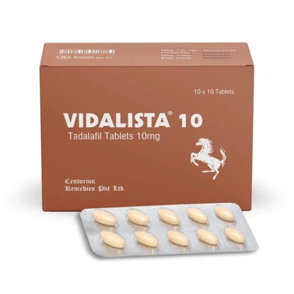 Vidalista 10 mg Tadalafil Compresse 100 compresse Farmacia UE