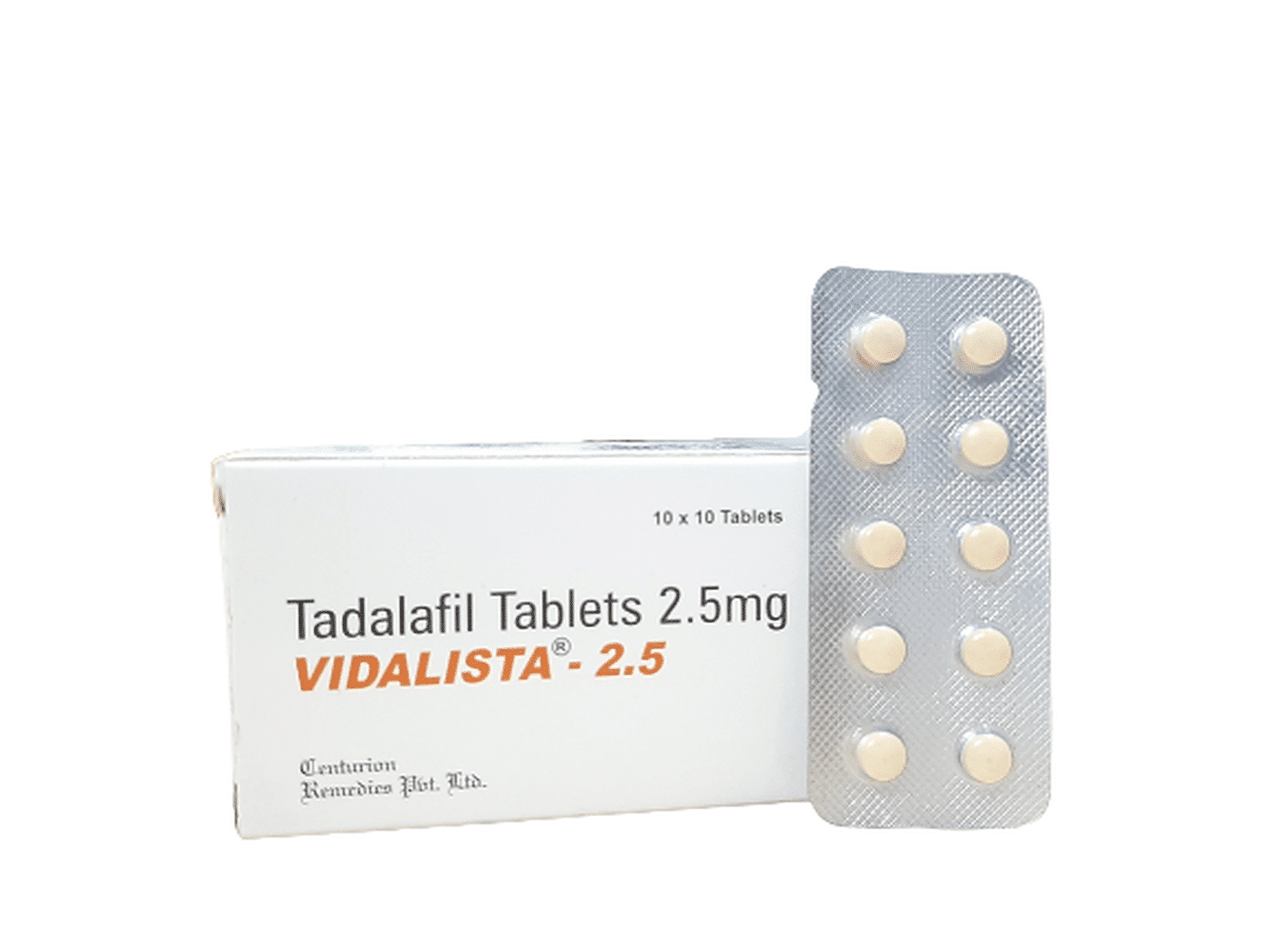 Vidalista 2,5 mg Tadalafil Compresse 100 compresse Farmacia UE