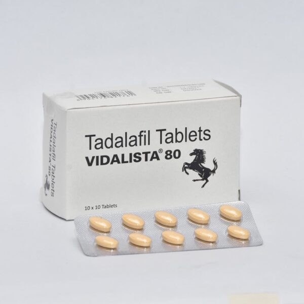 Vidalista 80mg Tadalafil Compresse 100 compresse Farmacia UE