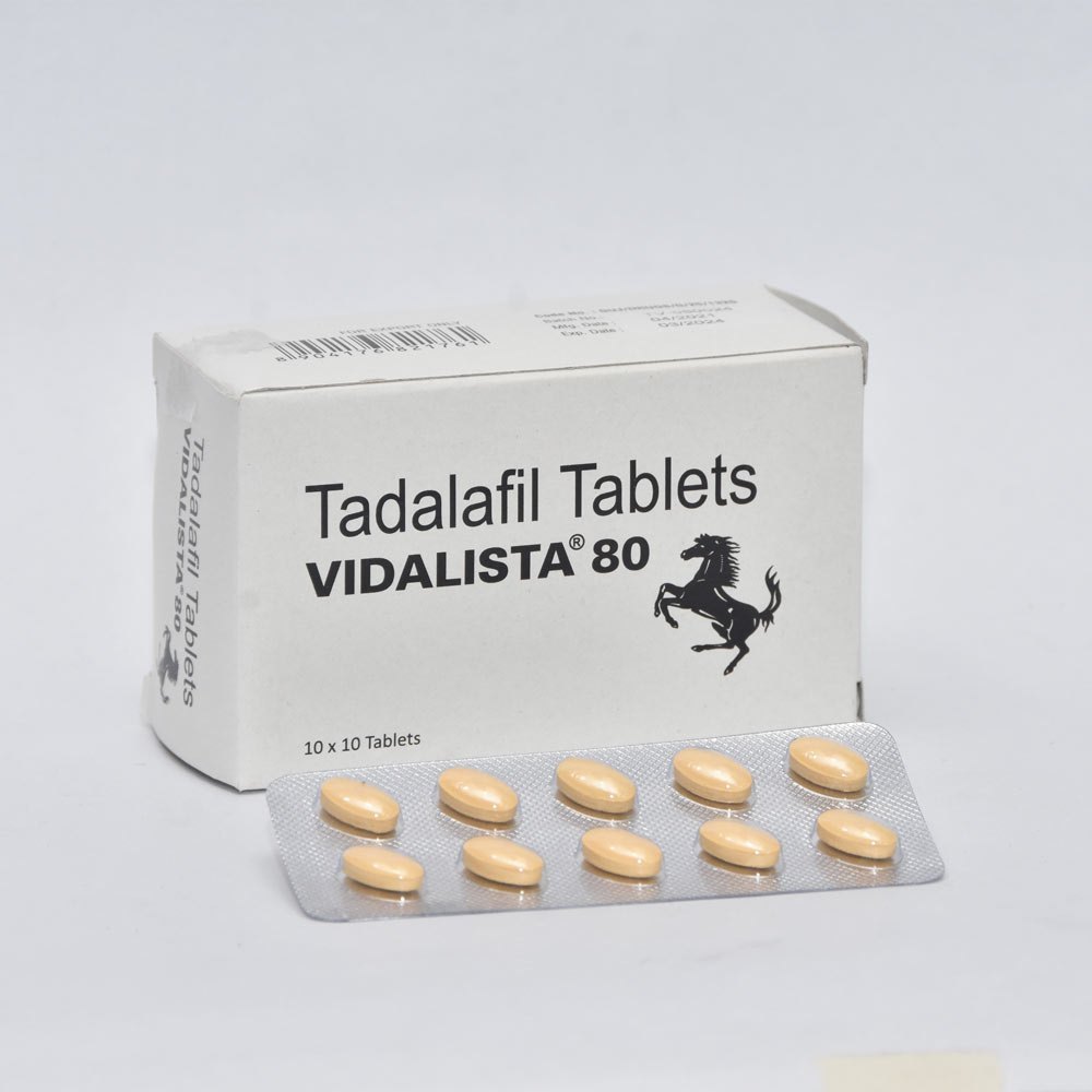 Vidalista 80mg Tadalafil Compresse 100 compresse Farmacia UE