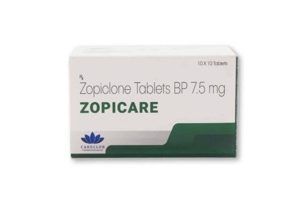 Zopicare 7,5 mg Zopiclone 100 compresse Farmacia UE