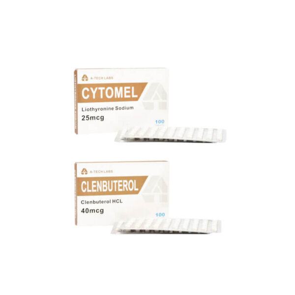 Kit dimagrante per donne A TECH LABS CLENBUTEROL + T3 (8 settimane)