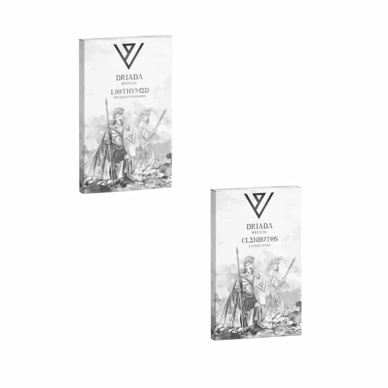 Kit dimagrante Driada per donne: CLENBUTEROLO + T3 (8 settimane)