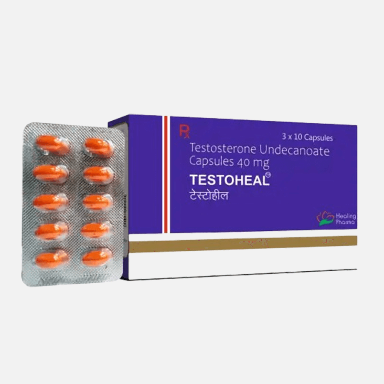 Testoheal 40 mg (capsule di testosterone undecanoato) Driada Medical