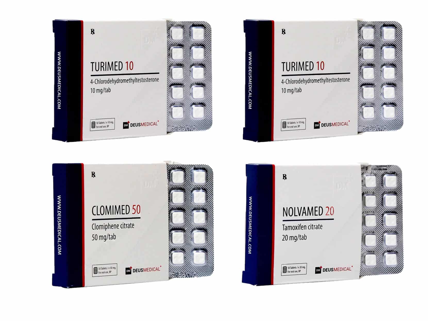 14 PACCHETTO PER L'AUMENTO DELLA MASSA LEADER TURINABOL PROTECTION PCT 4 settimane Deus Medical