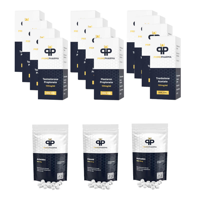EXTREME DRY PACK Test P Tren A Mast P 10 settimane BONUS