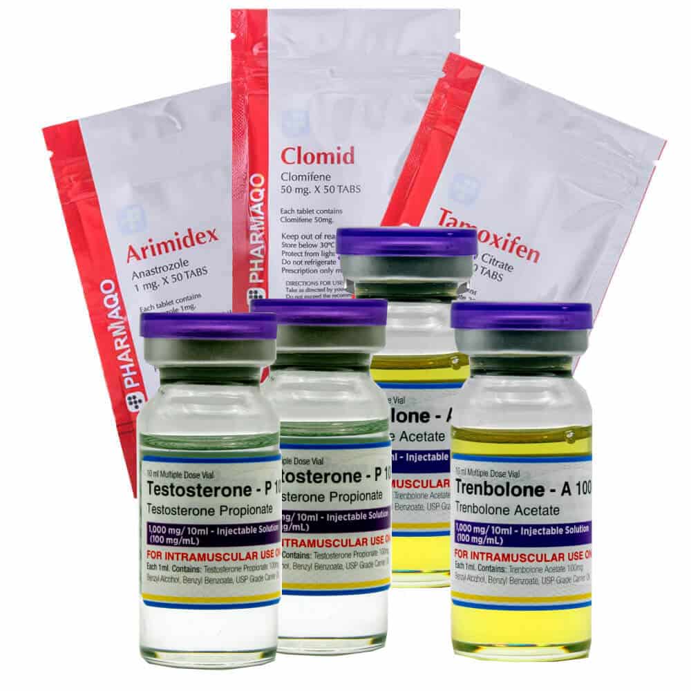 Pacchetto Lean Mass Gain Advanced Pharmaqo Labs Testosterone Propionato Trenbolone Acetato 6 settimane
