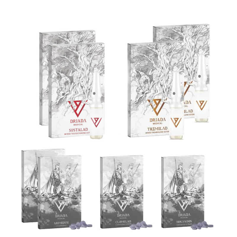 Pacchetto massa magra avanzato 10 settimane Sustanon Tri Tren Driada Medical 1