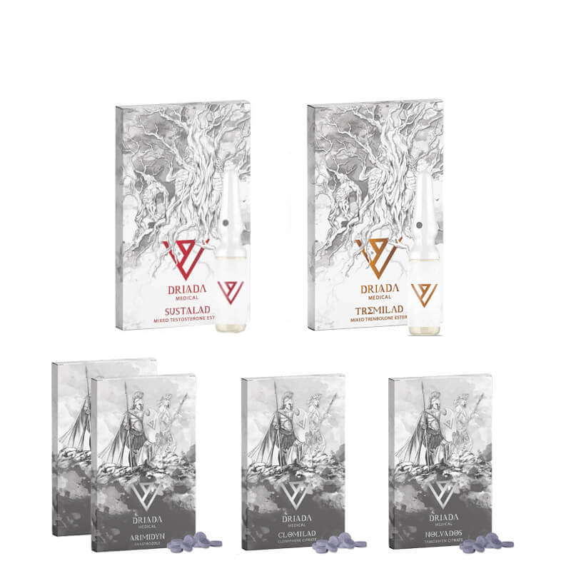 Pacchetto massa magra 10 settimane Sustanon Tri Tren Driada Medical 1