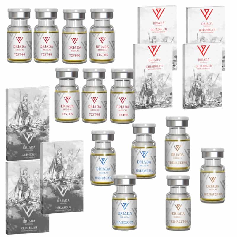 Pacchetto guadagno di massa estremo TEST E DECA TREN A DIANABOL 16 settimane DRIADA