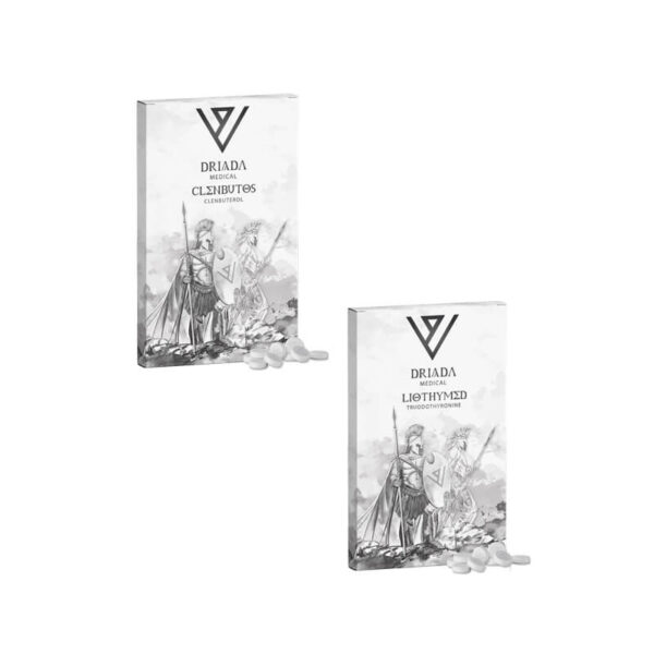 Pacchetto per la triturazione 8 settimane Clenbuterolo Cytomel Driada