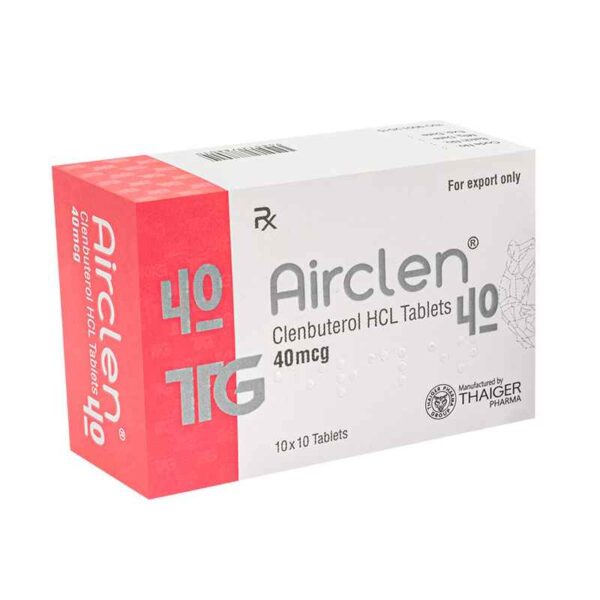 AIRCLEN 40 MCG (CLENBUTEROLO) 100 COMPRESSE THAIGER PHARMA