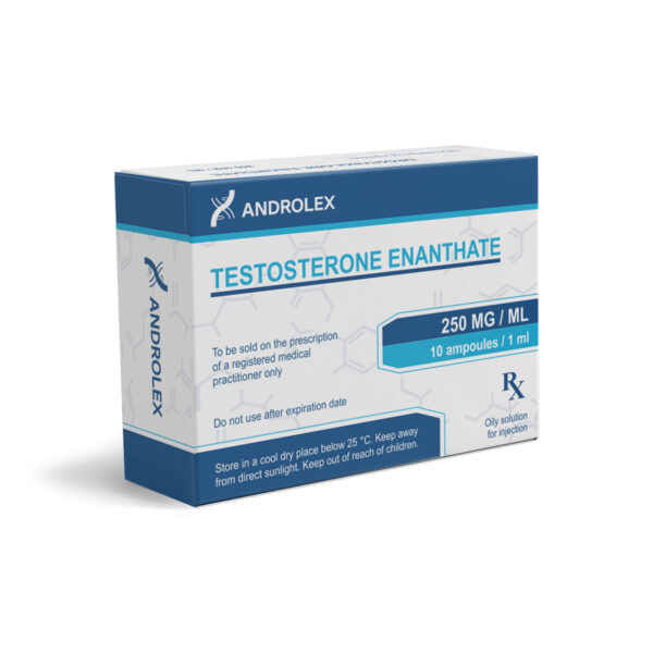 scatola di fiale di androlex testosterone enantato
