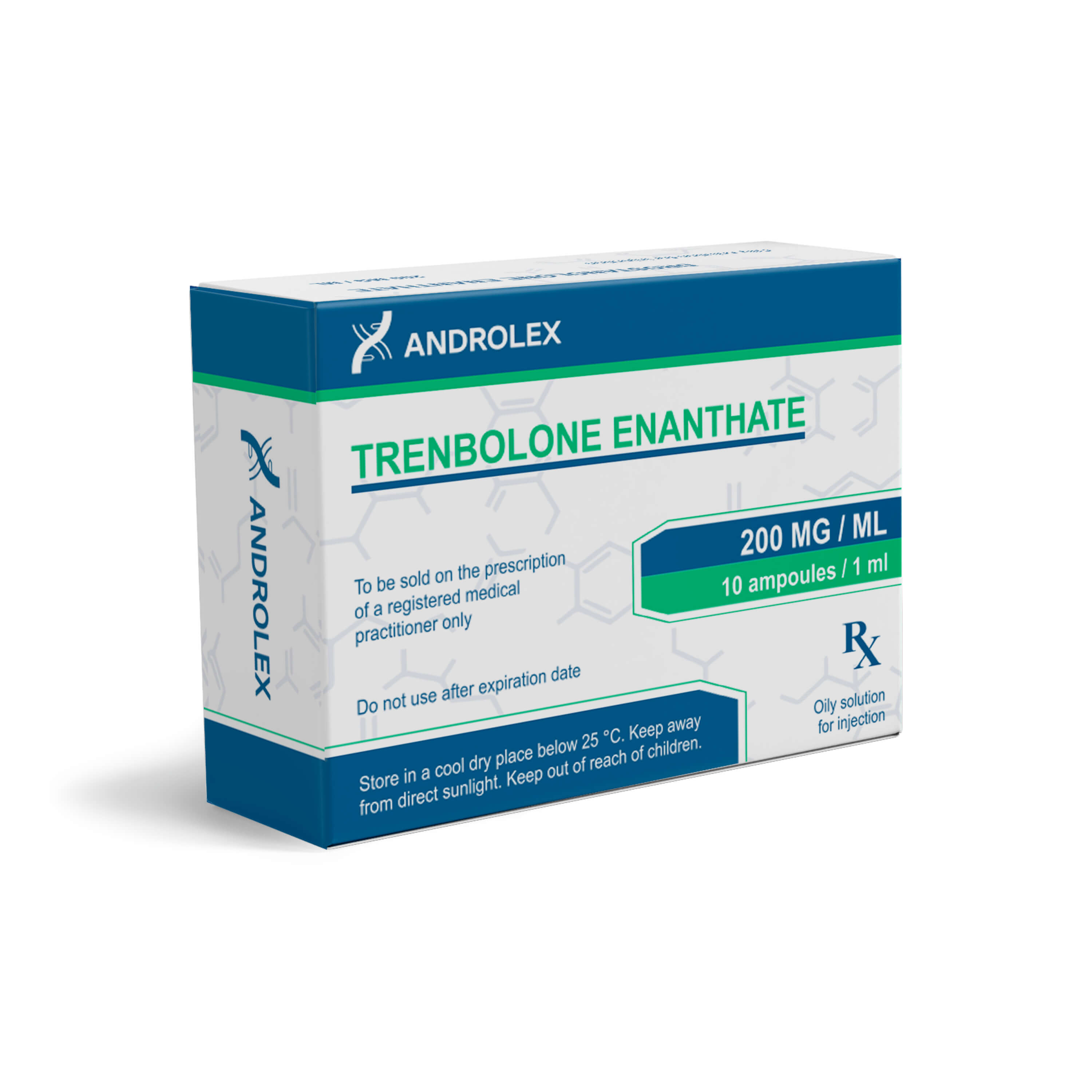 scatola di fiale di androlex trenbolone enantato