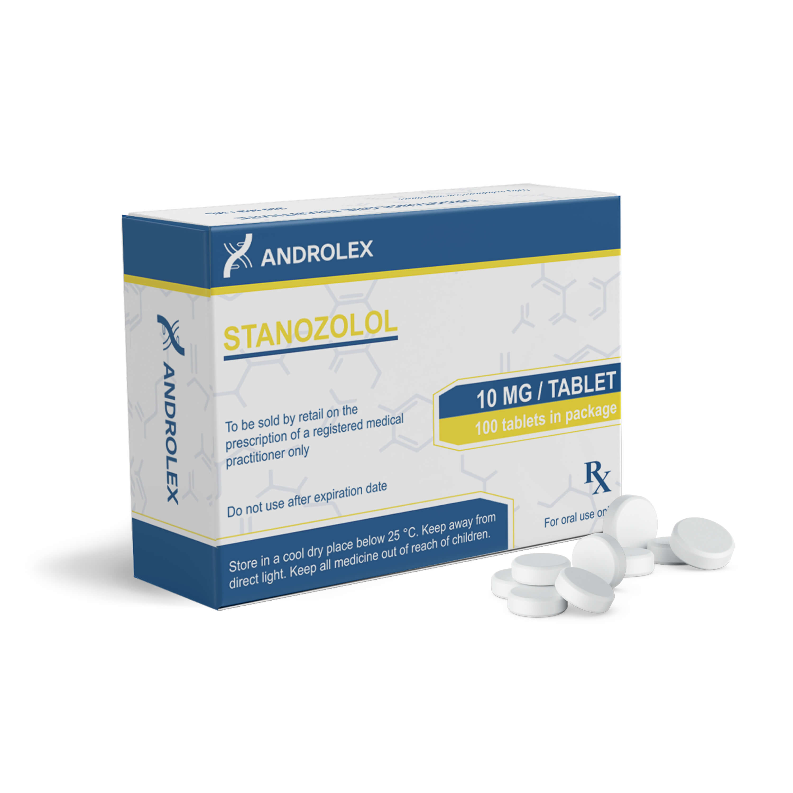 Androlex compresse, stanozololo, Winstrol per via orale
