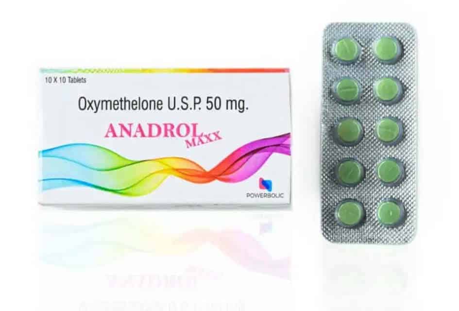 ANADROL MAXX - Oxymetheolone USP 50mg 100 Compresse - POWERBOLIC