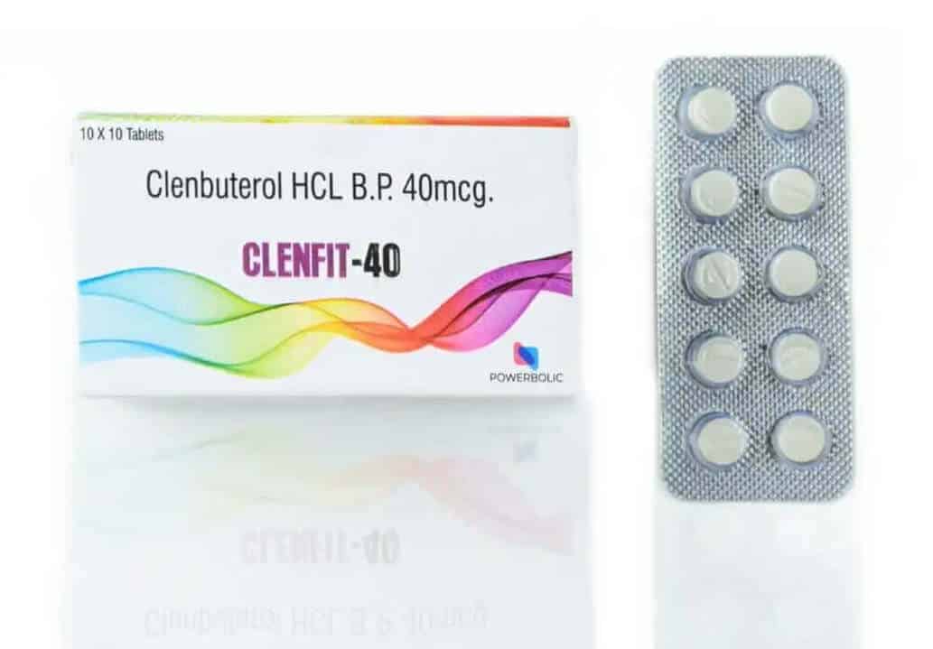 CLENFIT 40 MG - Clenbuterolo HCl 40mcg 100 Compresse - POWERBOLIC