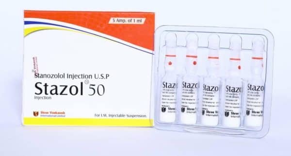 STAZOLE INJ - Stanozololo 50 mg/ml (5 fiale x 1 ml) - Shree Venkatesh
