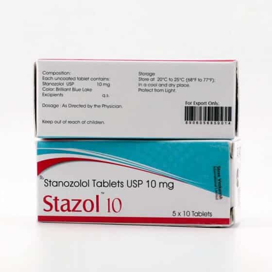 STAZOLE TAB - Stanozololo 10 mg (50 compresse) - Shree Venkatesh