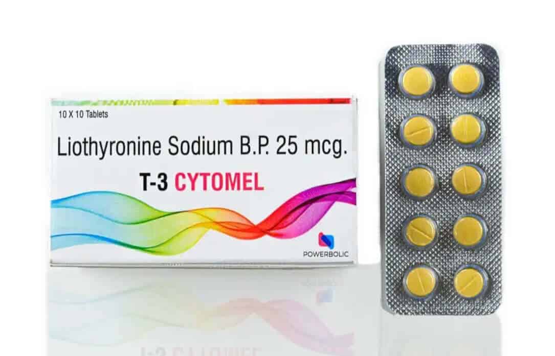 T3 TAB - Liotiroxina Sodica BP 25mcg 100 Compresse - POWERBOLIC