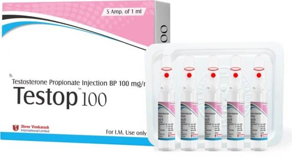 TESTOP - Testosterone propionato 100 mg/ml (5 amp x 1 ml) - Shree Venkatesh