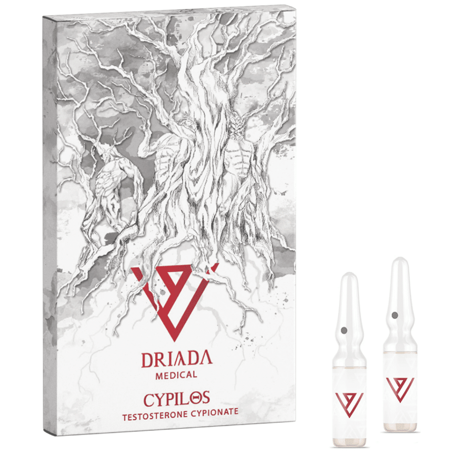 Cypilos - Testosterone Cypionate 200mg/ml - 10 fiale da 1ml - Driada Medical