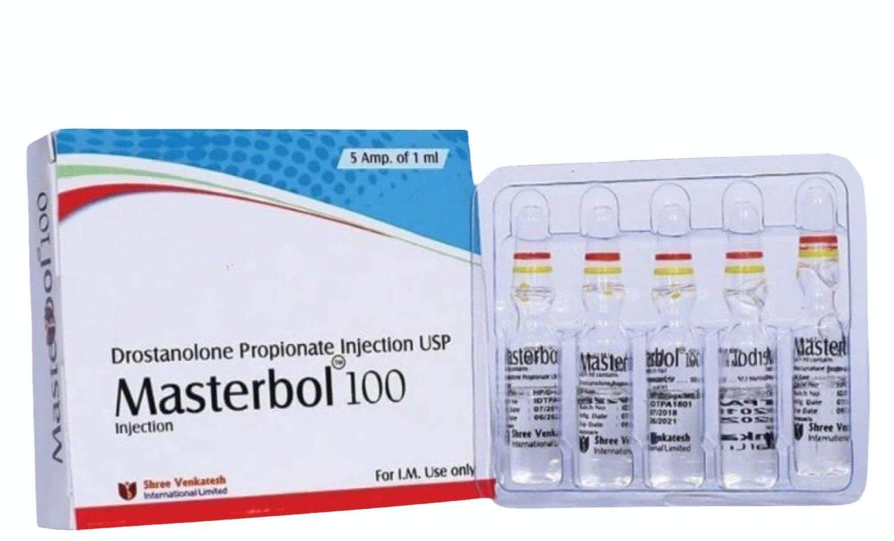 MASTERBOL 100 - Drostanolone Propionato 100mg/ml (5 fiale x 1ml) - Shree Venkatesh