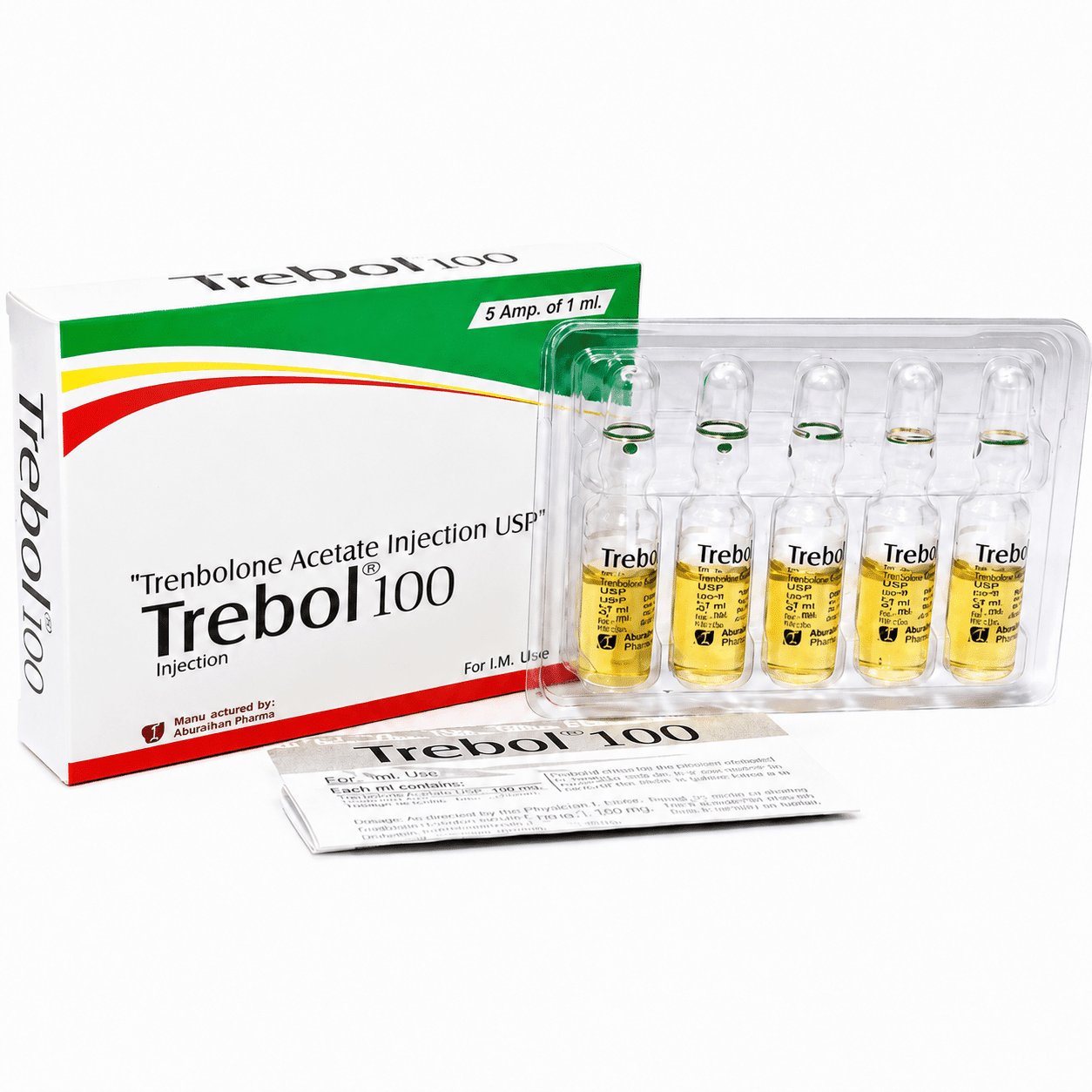 TREBOL - Trenbolone Acetato 100mg/ml (5 fiale x 1ml) - Shree Venkatesh